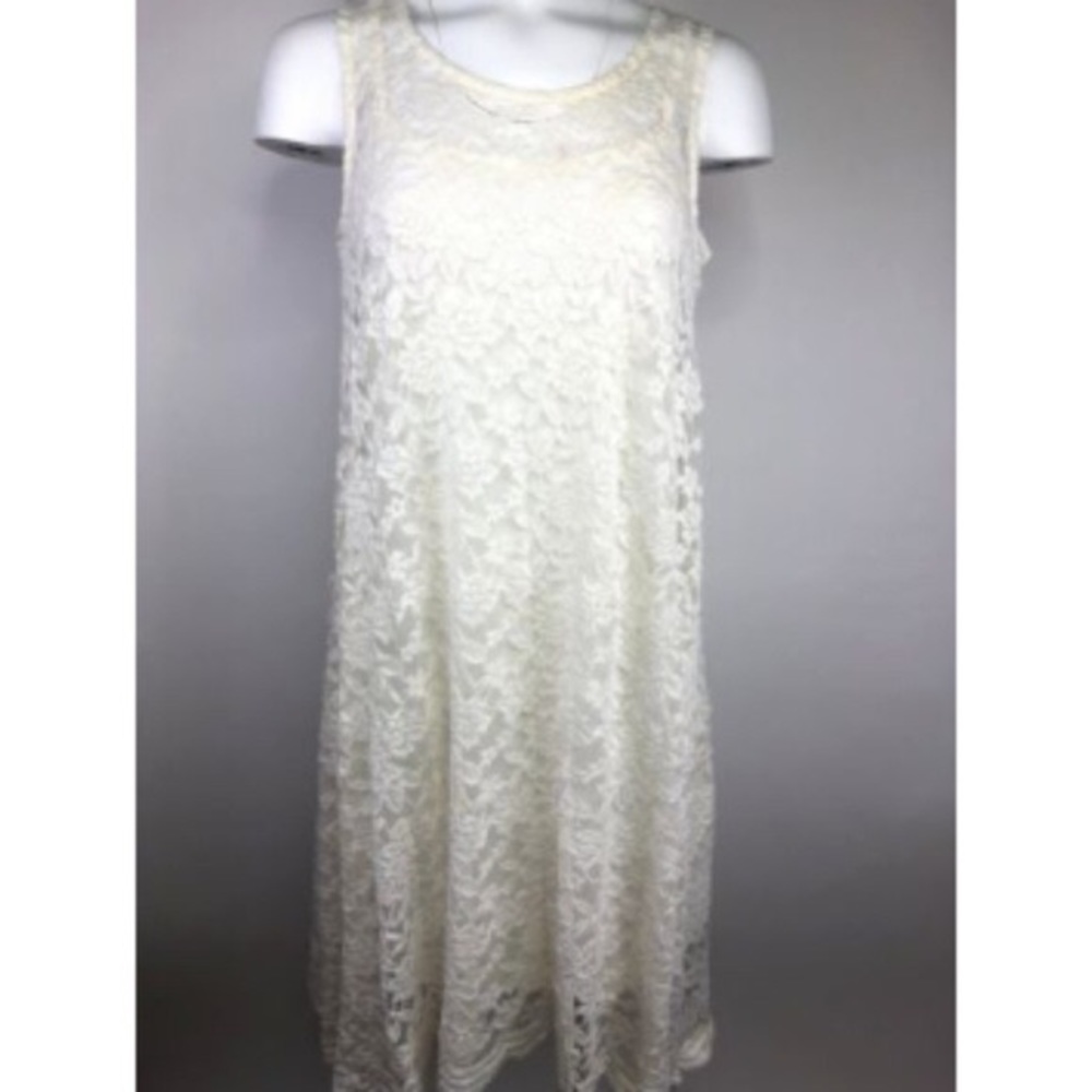 Cream Lace Dress